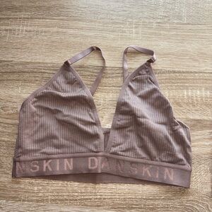 Danskin Women's Ribbed Bralette - Brown
